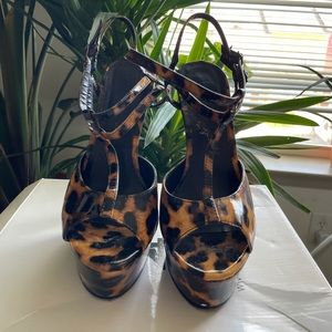 Forever 21 animal print stilettos